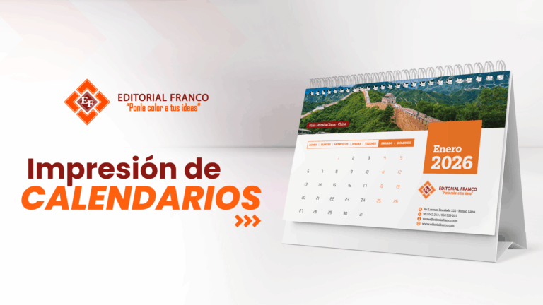 Calendarios de escritorio y de pared: tu marca presente los 365 días del año